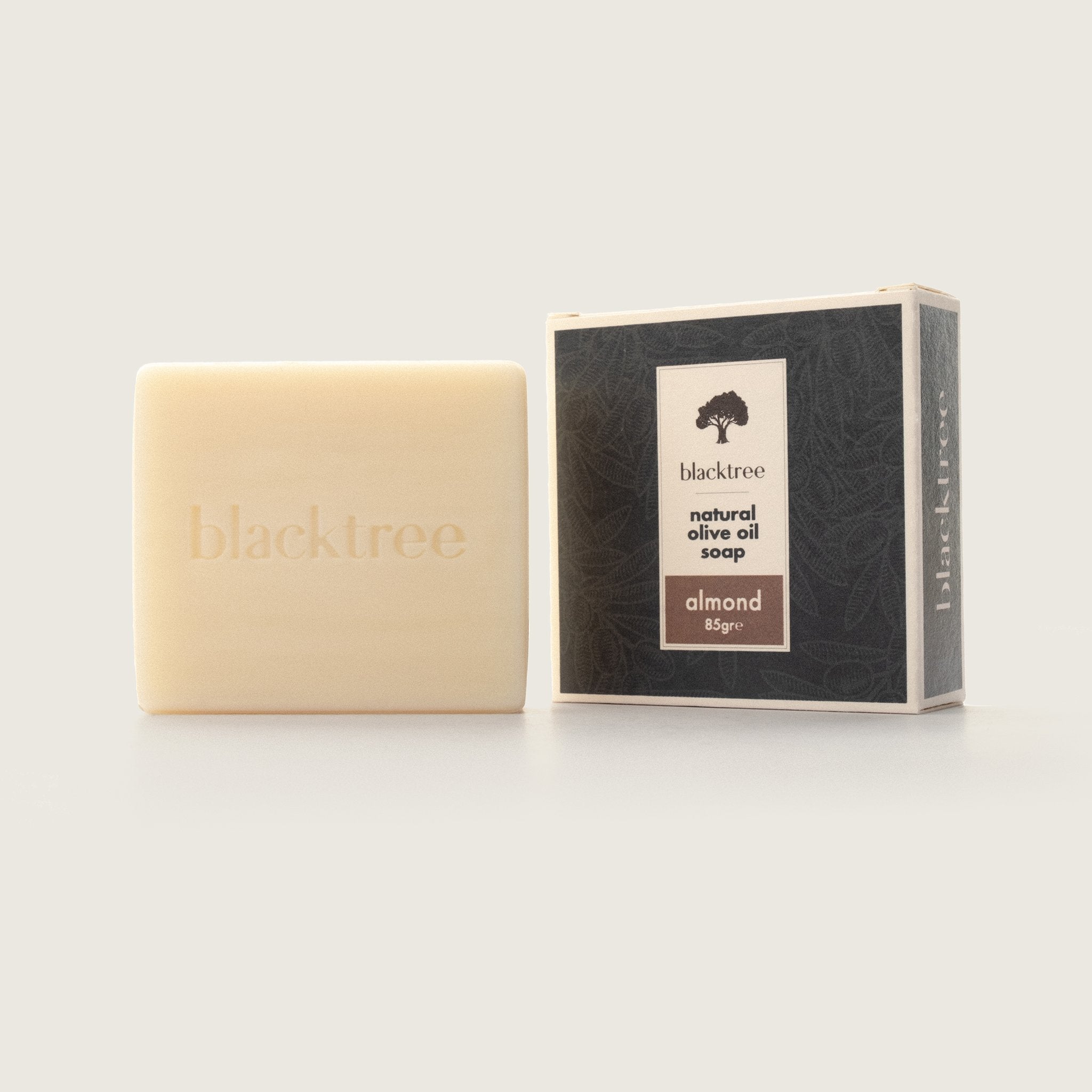 Natural Olive Oil Soap - Almond - 85gr (Bar Soap) - Blacktree Naturals