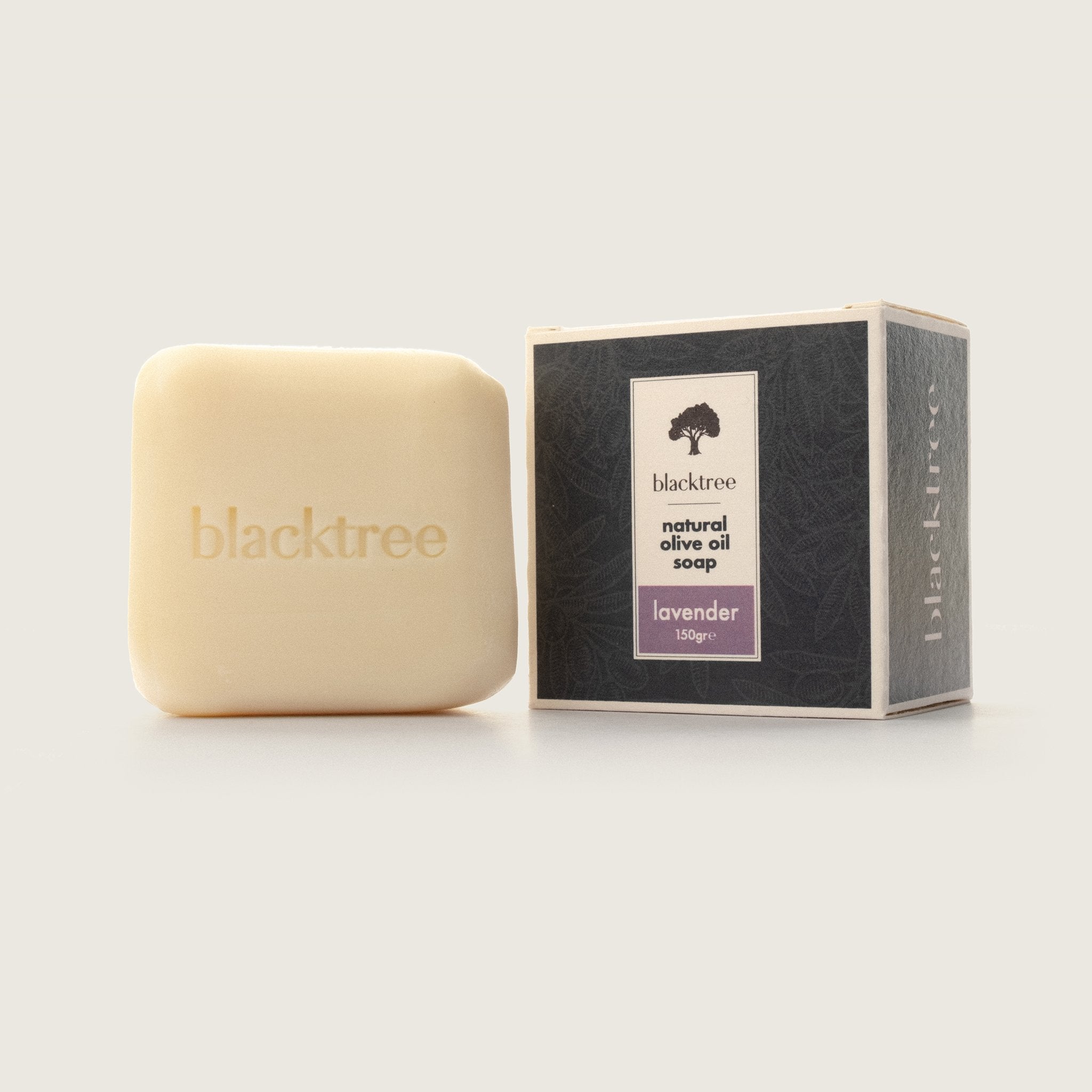 Natural Olive Oil Soap - Lavender - 150gr (Stone Soap) - Blacktree Naturals