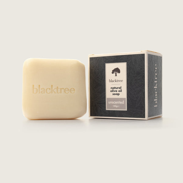 Natural Olive Oil Soap - Unscented - 150gr (Stone Soap) - Blacktree Naturals