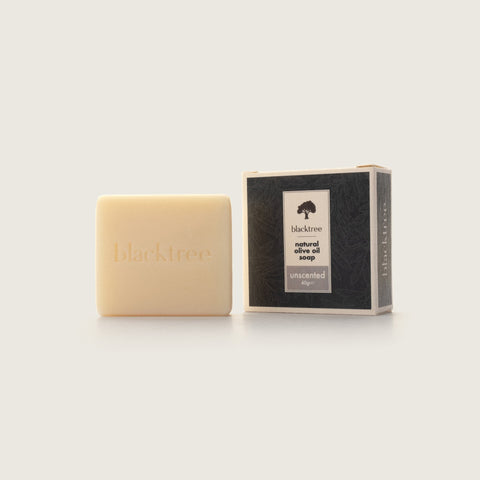 Natural Olive Oil Soap - Unscented - 40gr (Bar Soap) - Blacktree Naturals